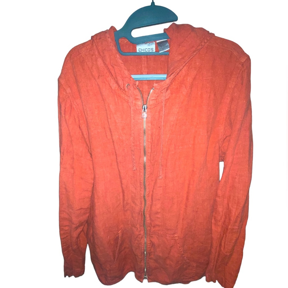 Linen hoodie